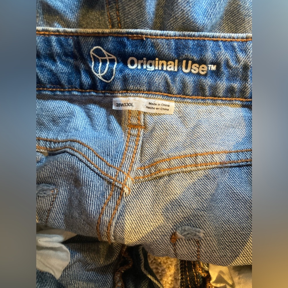 Original Use Baggy Jeans Straight Leg